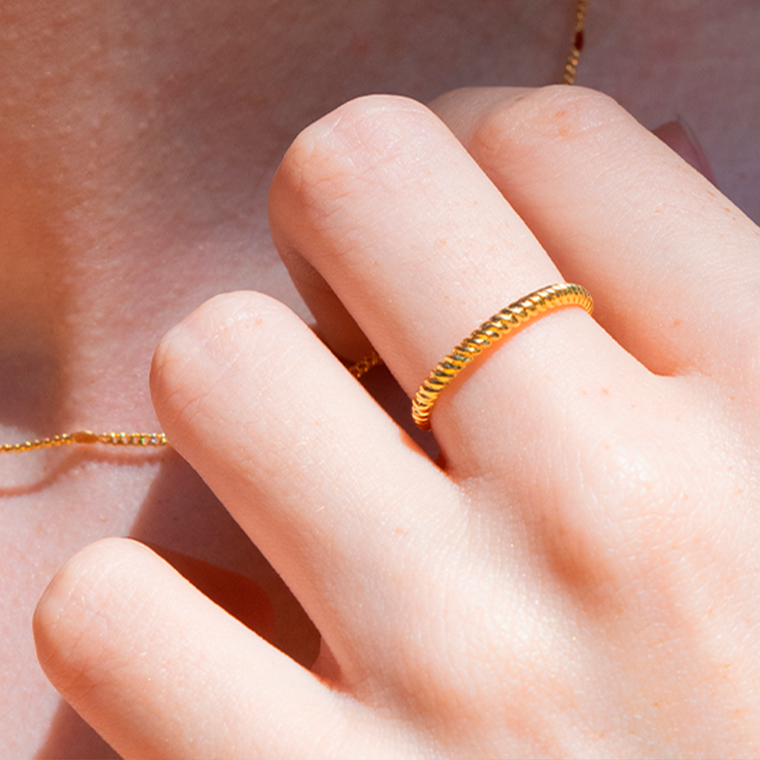 Anel Regulável com Riscos