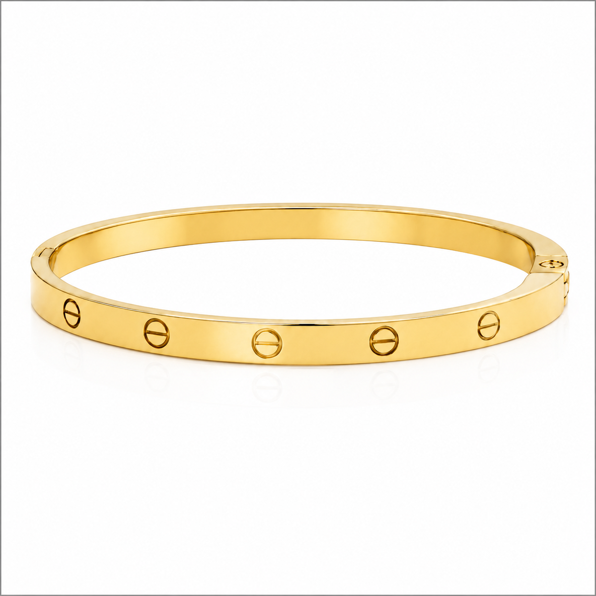 Bracelete com Detalhes em Círculos Ouro 18K