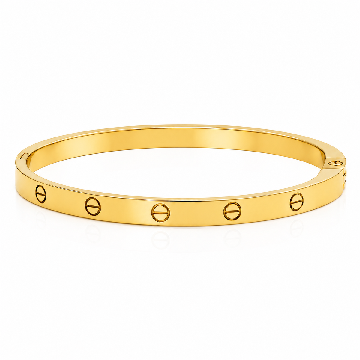 Bracelete com Detalhes em Círculos Ouro 18K
