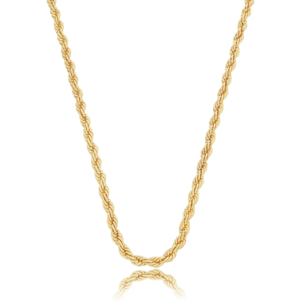 Colar Cordão Baiano 0,5CM Ouro 18K
