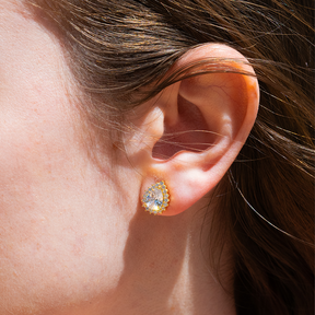 Conjunto Gota Detalhado Ouro 18K