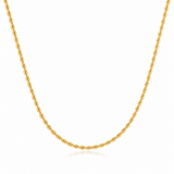 Colar Choker Cordão Baiano 2MM Ouro 18K
