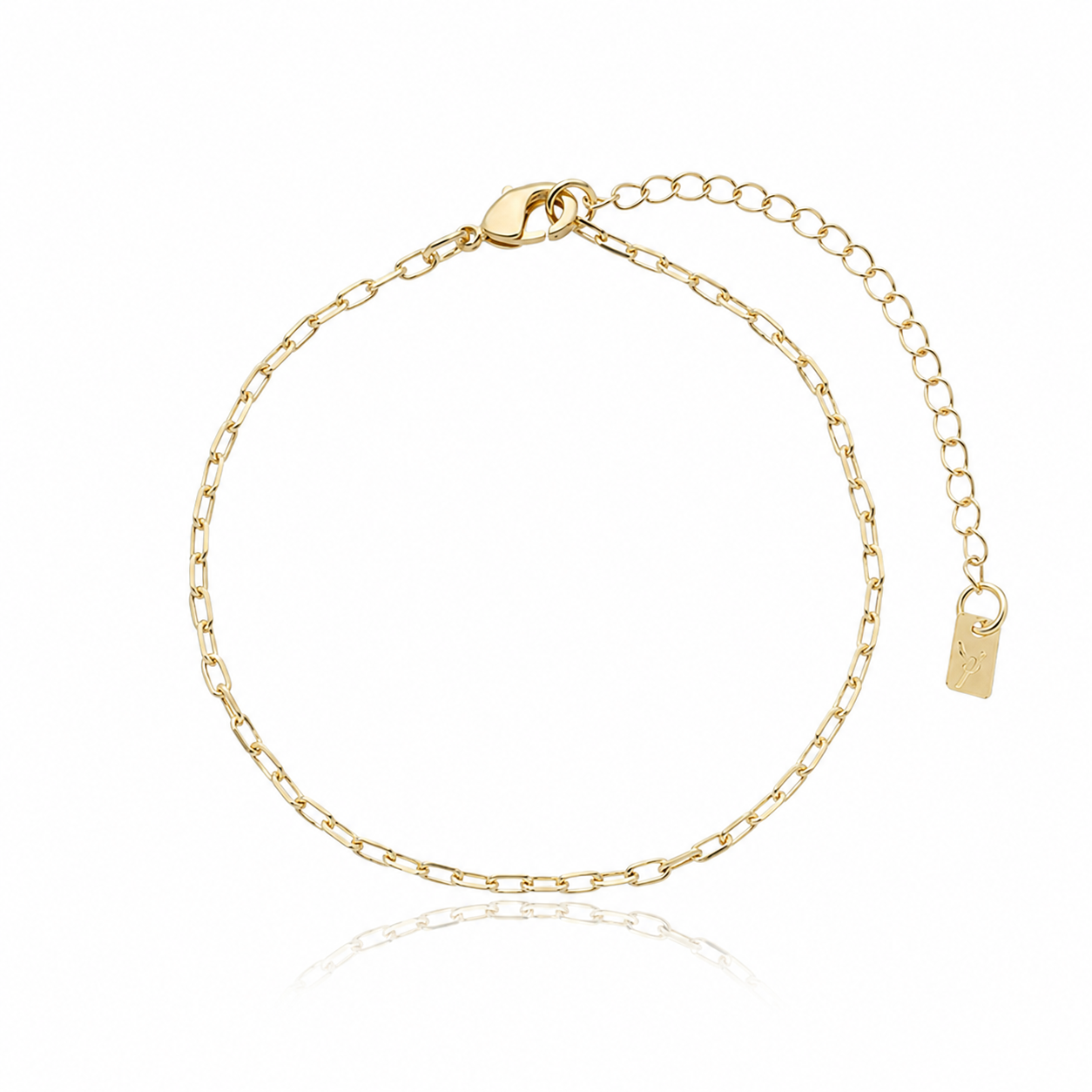 Pulseira Elos Retangulares 1MM