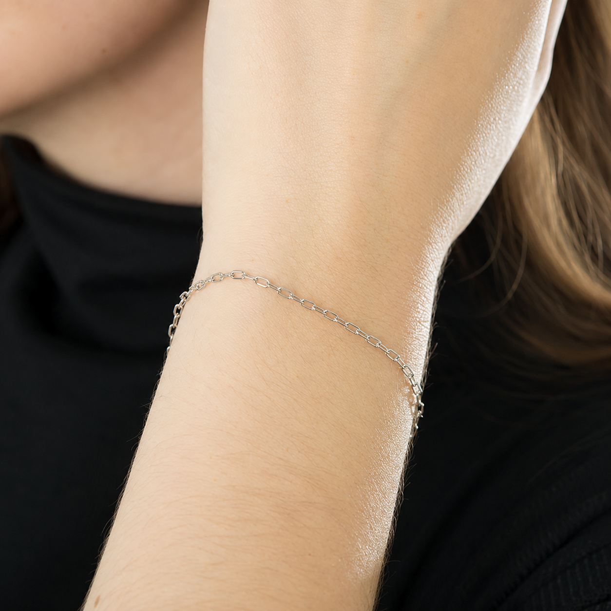Pulseira Elos Retangulares 1MM