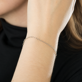 Pulseira Elos Retangulares 1MM