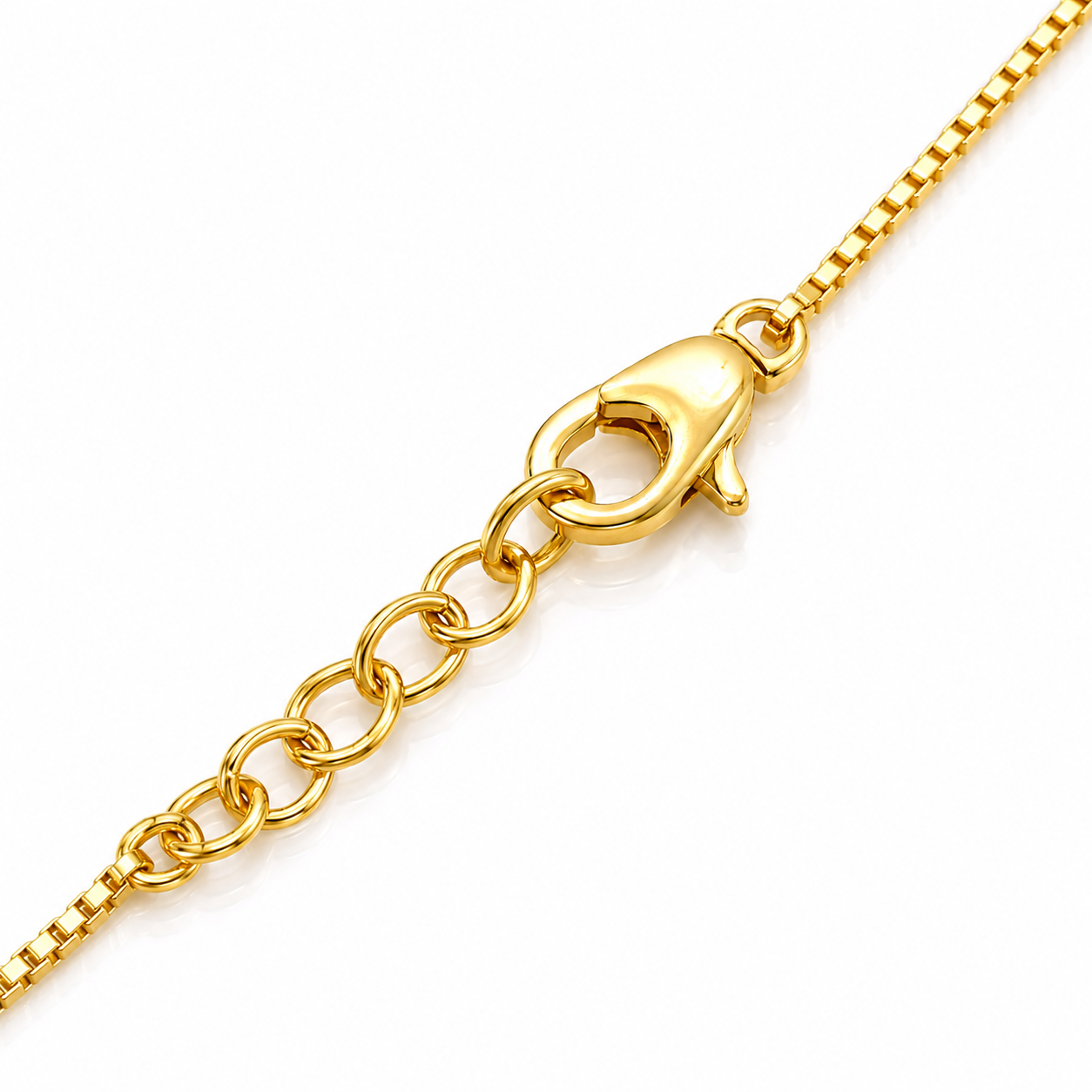 Colar Ponto de Luz Coração Ouro 18K