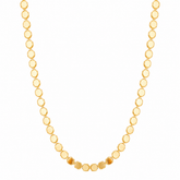 Colar Choker Bolinhas Achatadas Ouro 18K