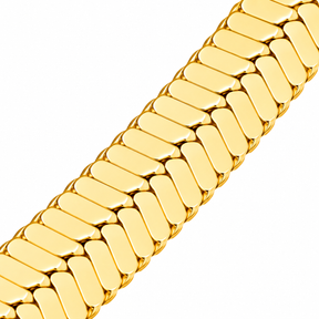Colar Choker Malha Lisa 2MM Ouro 18K