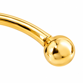 Bracelete Fio com Esfera na Ponta Ouro 18K