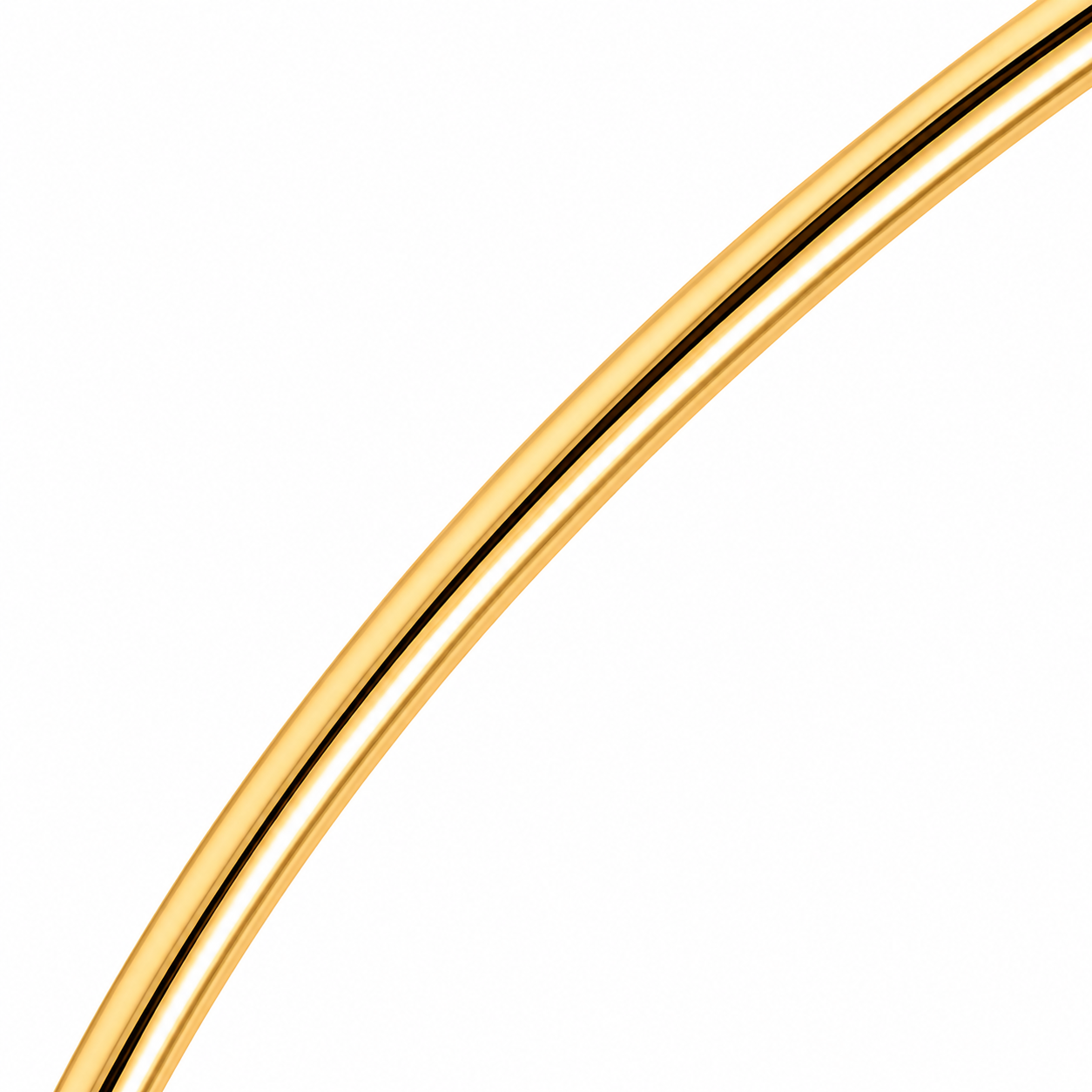 Bracelete Fio com Esfera na Ponta Ouro 18K
