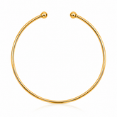 Bracelete Fio com Esfera na Ponta Ouro 18K