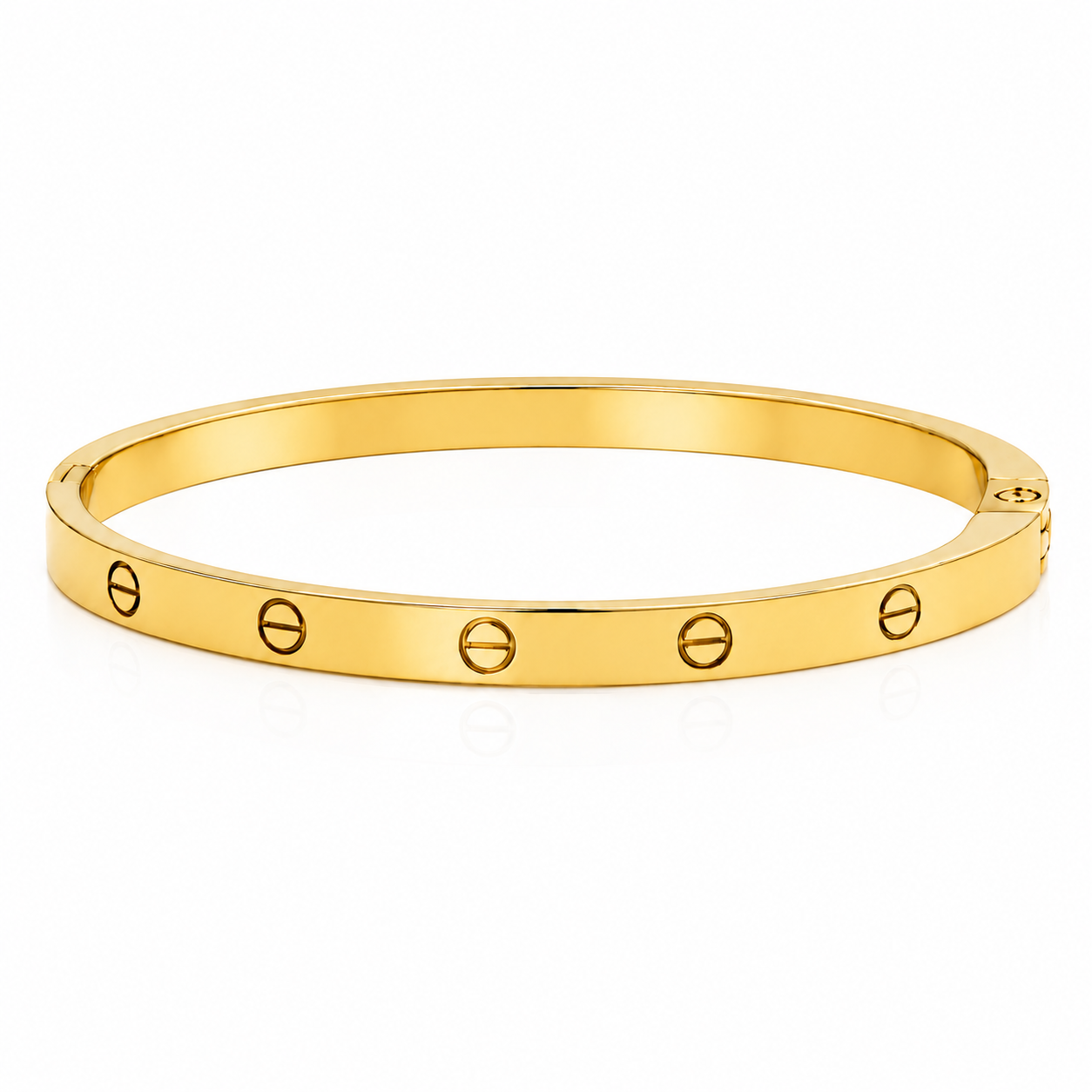 Bracelete com Detalhes em Círculos Ouro 18K