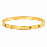 Bracelete com Detalhes em Círculos Ouro 18K
