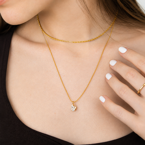 Colar Choker Cordão Baiano 2MM Ouro 18K