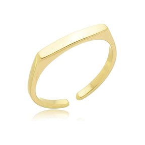 Anel Regulável Fino Liso
