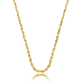 Colar Cordão Baiano 0,5CM Ouro 18K