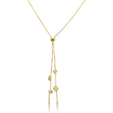 Colar Gravata Detalhes 55cm Ouro 18K