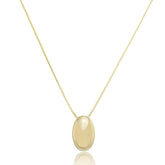 Colar Oval Liso Pequeno