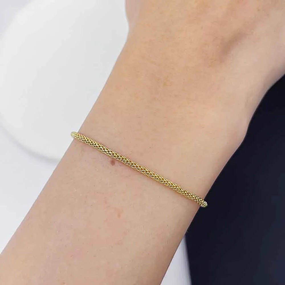 Pulseira Malha Italiana Ouro 18K